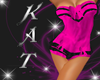 {KAT} Pink Rave Corset