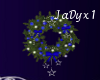 Silvery Blue Xmas Wreath