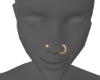 24k double nose piercing