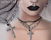 ¤ CrossOnyx Necklace