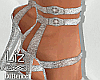 New year Silver Shoes
