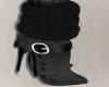 Grey Fur Boot