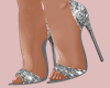 E* Silver Diamond Heels