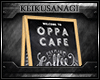 [K] Oppa Cafe Menu Stand