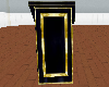 Black and gold podium