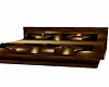 GOLDEN N BRN POSELES BED