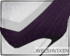 WV: Purple Knit Boots