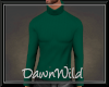 Classy Green Turtleneck