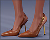 $ Patent Slingback TAN