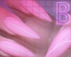 BD* Pink Plastiq Nails