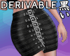 [K] belted skirt
