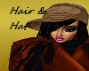 ~Fader Hat &Hair-brown