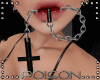 |P| Lip Chain+Cross V3
