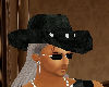 black cowboy hat