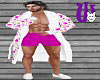 Couples Vday Robe M pink