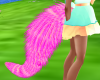 Hot Pink Fox Tail