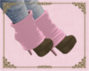 A: Pink n brown boots