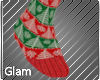 G Christmas Red Socks