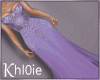 K Zina purple gown bundl