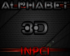 X - 3D Alphabet