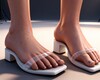 𝓚 | Dora Heels White