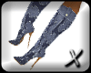 ! Jeans boots fade blue