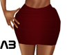 (AB) Red Pencil Skirt