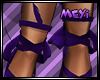 M~ Purple Leg Ribbons