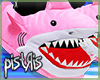 Shark Slippers - Pink