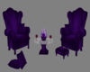 Purple Chair set