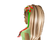 Christmas Bow in hair