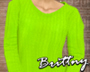 (B) Lime Sweater