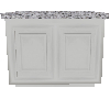 White Cabinet Marble Top