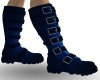 SLS blue buckel boots