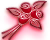 Red Flowers Sticker