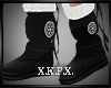 -X K- Kids Black Boots