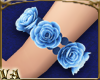 Left Blue Rose Bracelet