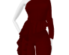 red long dress