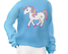 Unicorn Blue Sweater