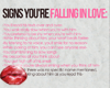 Signs you fallin in luv