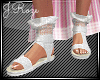 Lacy Sandals - White