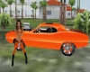 Orange Muscle Car Pic