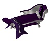 Purple/Silver Chaise