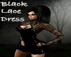 *S* Black Lace Dress