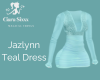 Jazlynn Teal Dress