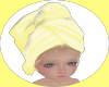 Yellow Hair Towel