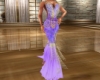 Mardi Gras Gown-Lavender
