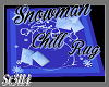 Snowman Chill Rug