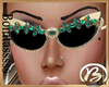 Sunglasses with Emeralds