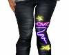 Neon Love Jeans